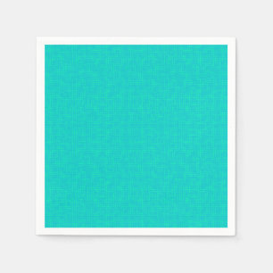Neon turquoise textured.  napkin