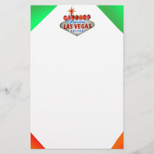 Neon Vegas Stationery