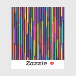 Neon Vertical Stripe Pattern