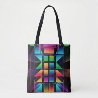 Neon Vibe Radiance 2 Tote Bag
