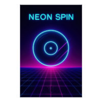 Neon vinyl - Poster