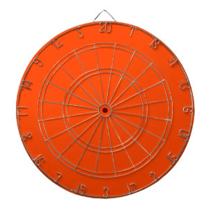 Neon, Vivid Orange Cornhole Set Dartboard