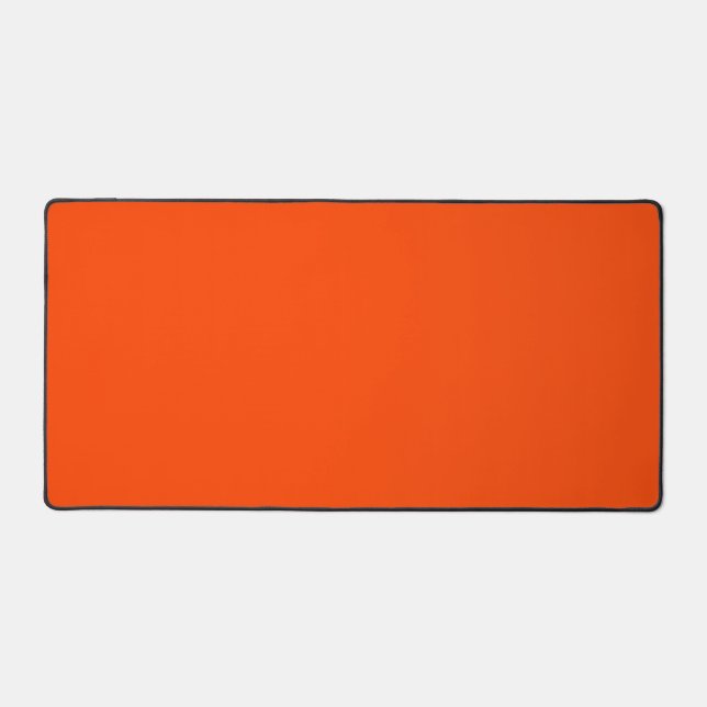 Neon, Vivid Orange Cornhole Set Desk Mat (Front)
