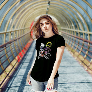 Neon Volleyballs T-Shirt