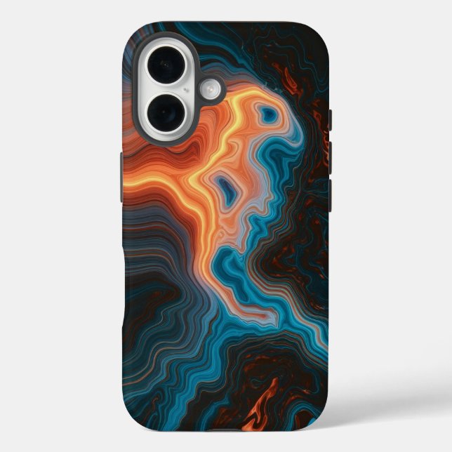 Neon Vortex Abstract  Case-Mate iPhone Case (Back)