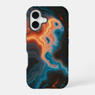 Neon Vortex Abstract  iPhone 16 Case