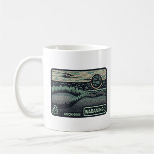 Neon Wabaningo Michigan Coffee Mug