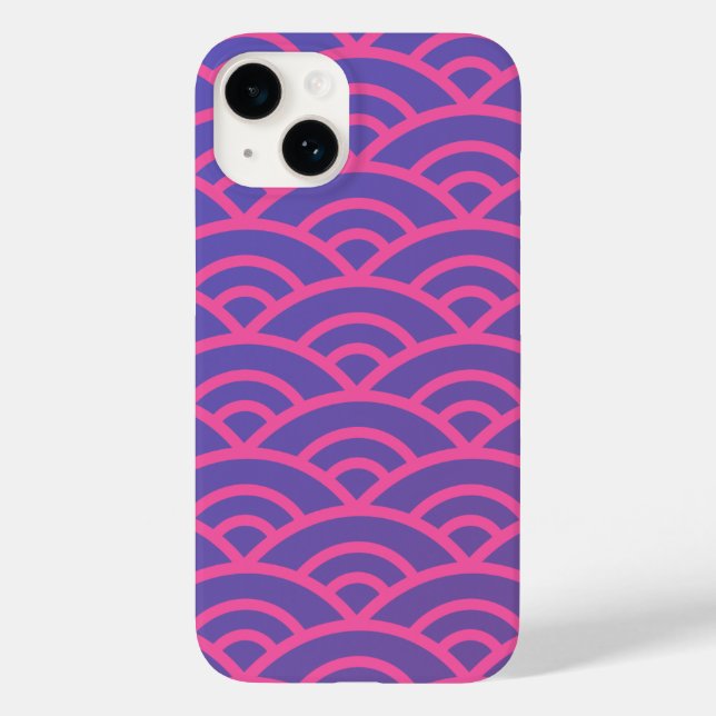Neon Waves Case-Mate iPhone Case (Back)