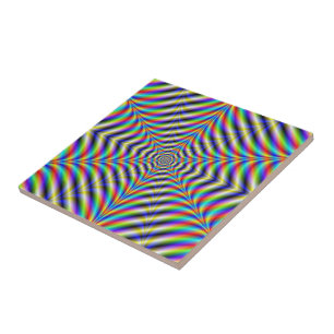 Neon Web tile