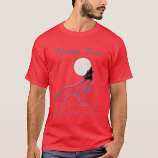 Neon Werewolf funny T-Shirt