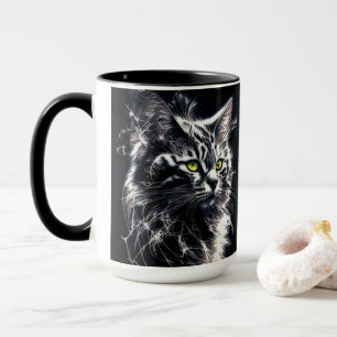 Neon Whiskers Mug