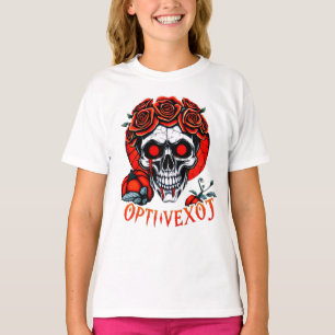 Neon Witch Hat Moon Art Checkerboard Spooky T-Shirt