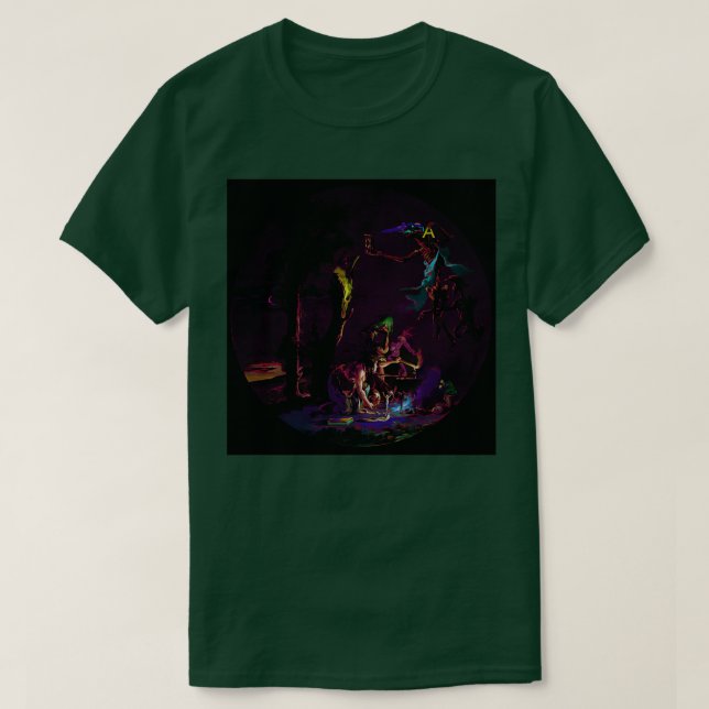 Neon Witch T-Shirt (Design Front)