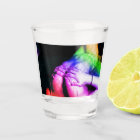 Neon Woman Body Shot Glass