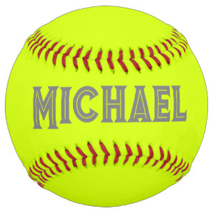 Neon Yellow Elegant Name Colour Plain Bright Softball