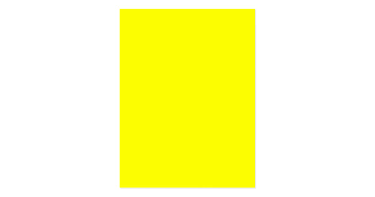 neon-yellow-hex-code-ffff01-postcard-zazzle-co-uk