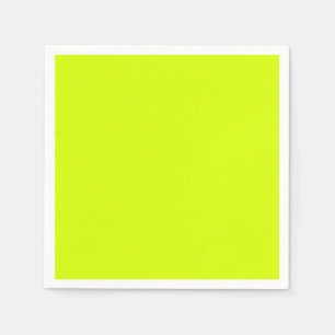 Neon Yellow, High Visibility Chartreuse Napkin