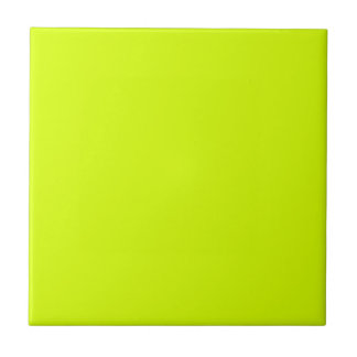 Neon Yellow, High Visibility Chartreuse Tile