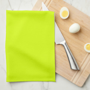 Neon Yellow, High Visibility Tea Towel