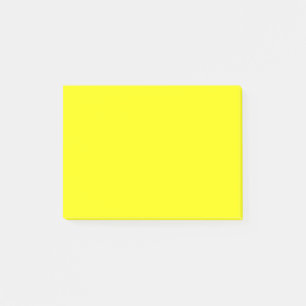 Neon Yellow Solid Color  Post-it Notes