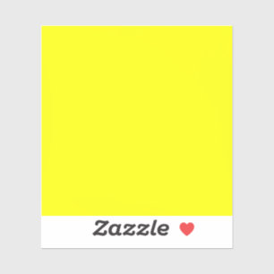 Neon Yellow Solid Colour