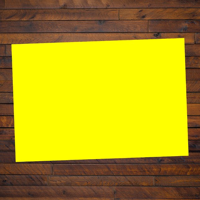 Neon Yellow Solid Colour | Classic Doormat (Creator Uploaded)