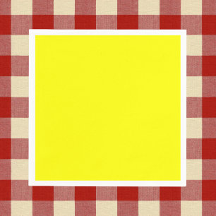 Neon Yellow Solid Colour Napkin