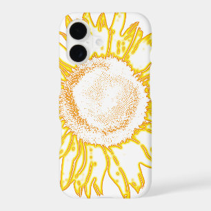Neon Yellow Sunflower