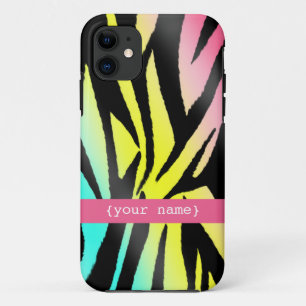 Neon Zebra iPhone 5 Case