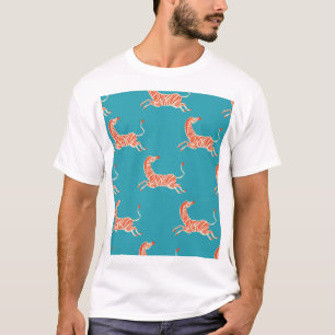 Neon Zebra: Retro Colourful Seamless T-Shirt
