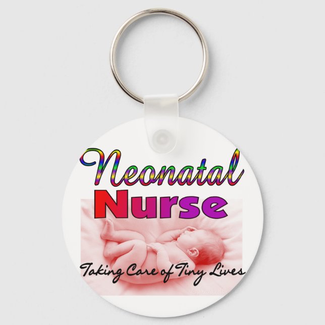 Neonatal/NICU  Nurse Gifts Key Ring (Front)