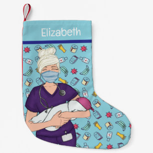 Neonatal Nurse Appreciation Small Christmas Stocking