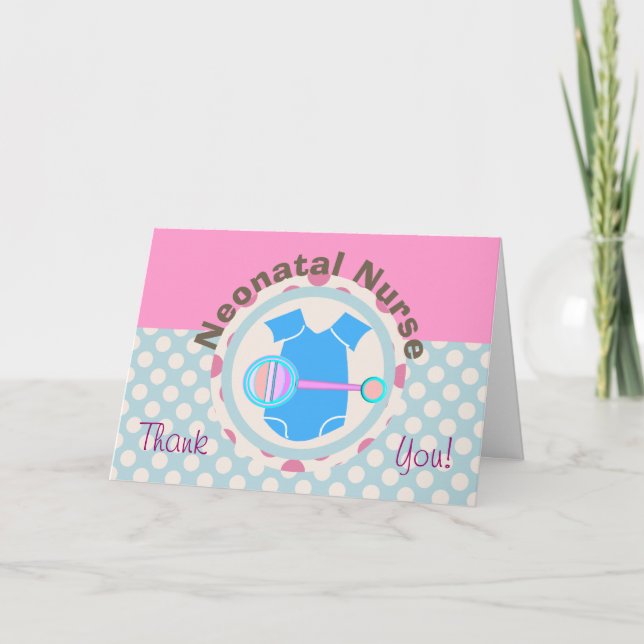 Neonatal Nurse Thank You Card (Front)