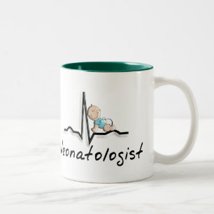 Neonatologist Physician Gifts Two-Tone Coffee Mug