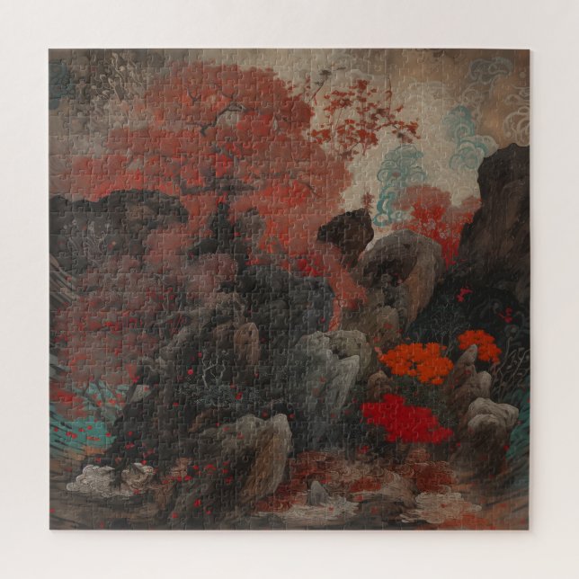 NeoNihonga 002 Jigsaw Puzzle (Vertical)