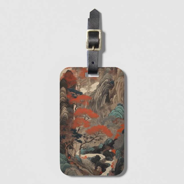 NeoNihonga 004 Luggage Tag (Front Vertical)