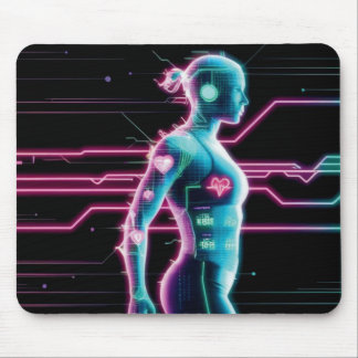NeonPulse Fitness Tracker Pad Mouse Mat
