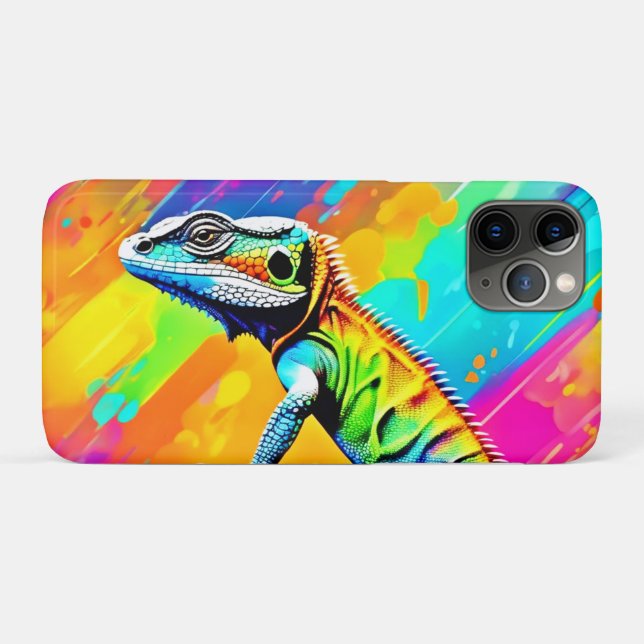 Neonscale Lizard Case-Mate iPhone Case (Back (Horizontal))