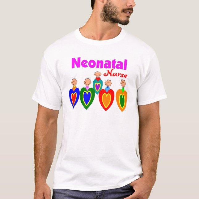Neontal Nurse--Adorable Baby Graphics T-Shirt (Front)