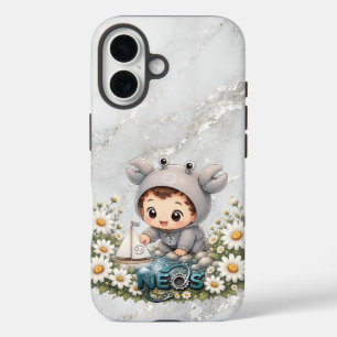 Neos Kawaii Zodiac Cancer iPhone 16 Case