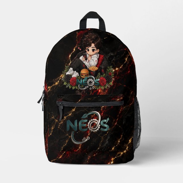 Neos Kawaii Zodiac Scorpio Printed Backpack (Front)
