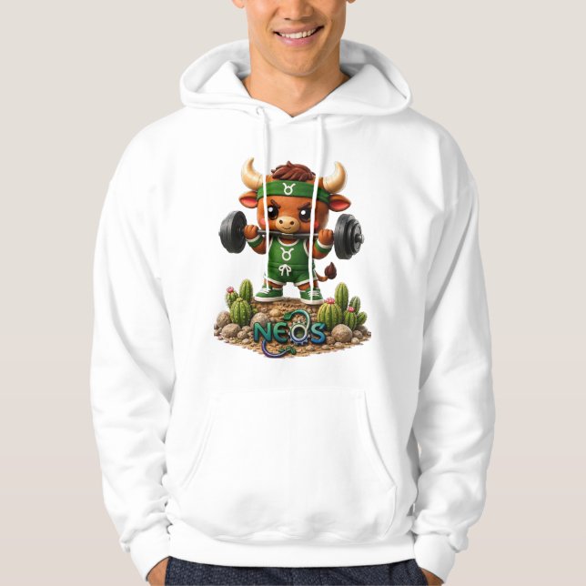 Neos Zodiac Kawaii Taurus Hoodie (Front)