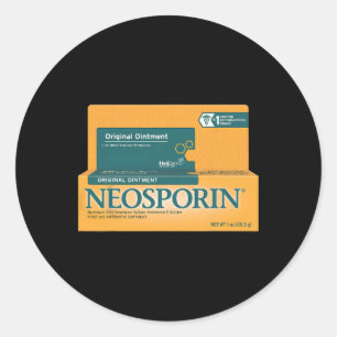 Neosporin Funny Group Nurse Pharmacy Halloween Cos Classic Round Sticker