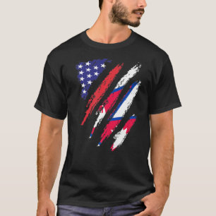 Nepal American Grown Flag USA Patriot Heritage Mon T-Shirt