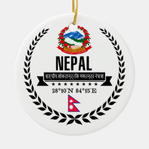 Nepal Ceramic Tree Decoration
