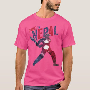 Nepal Cricket Jersey 2024 Nepali Flag Supporter Cr T-Shirt