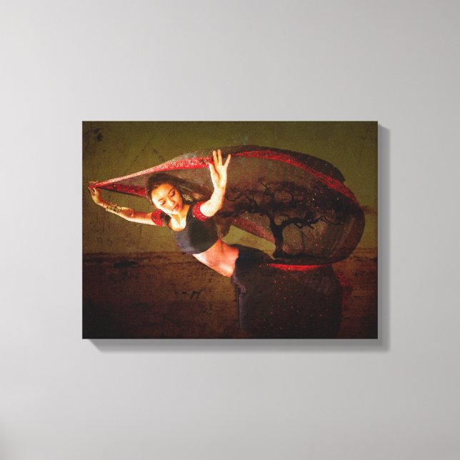Nepal Dancer Canvas Print (Front)