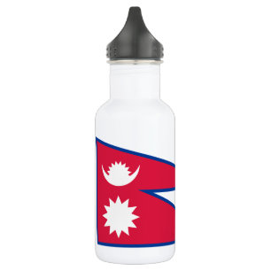Nepal Flag 532 Ml Water Bottle