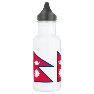 Nepal Flag 532 Ml Water Bottle