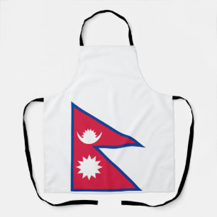 Nepal Flag Apron